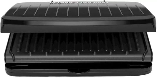 George Foreman Parrilla Eléctrica Familiar | Antiadherente | Ajustable