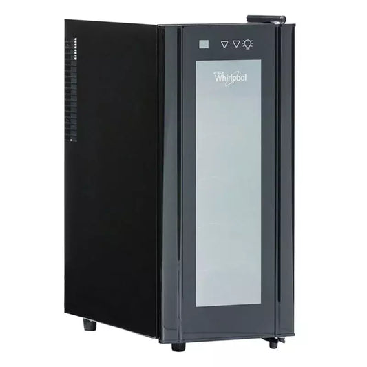 Whirlpool Cava de Vinos 12 Botellas | Control de Temperatura | Negro