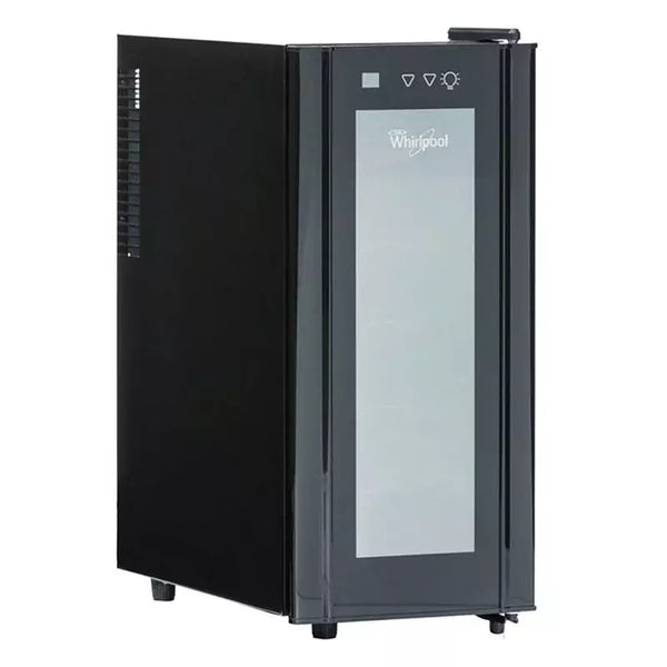 Whirlpool Cava de Vinos 12 Botellas | Control de Temperatura | Negro
