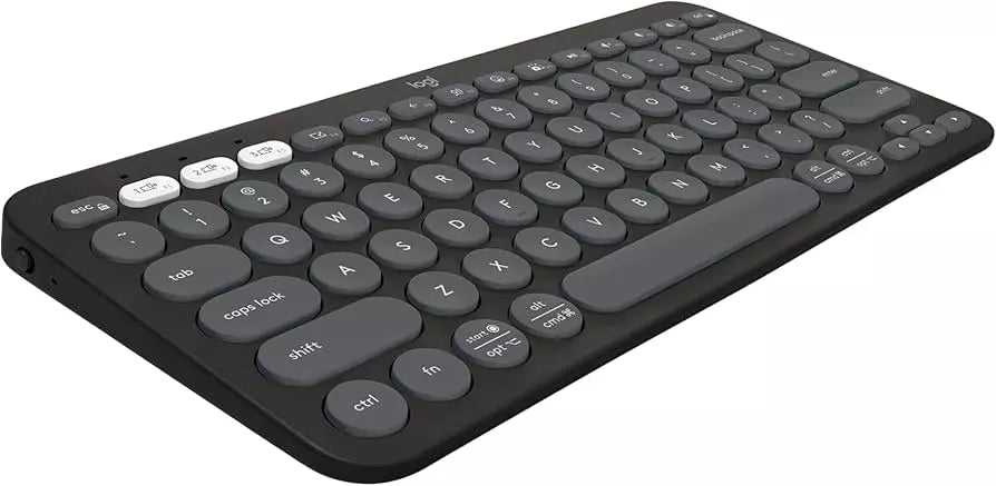 Logitech Pebble K380s Teclado Bluetooth Multidispositivo | Compacto Portátil