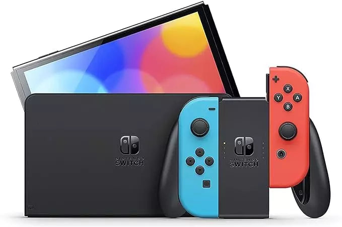 Nintendo Switch OLED 64GB Consola Portátil | Pantalla OLED | Versión Internacional Reacondicionada