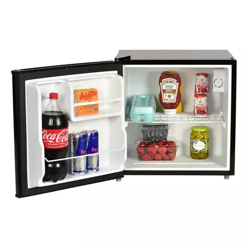 Midea Mini Refrigerador 1.6 ft³ Compacto | Puerta Reversible | Negro